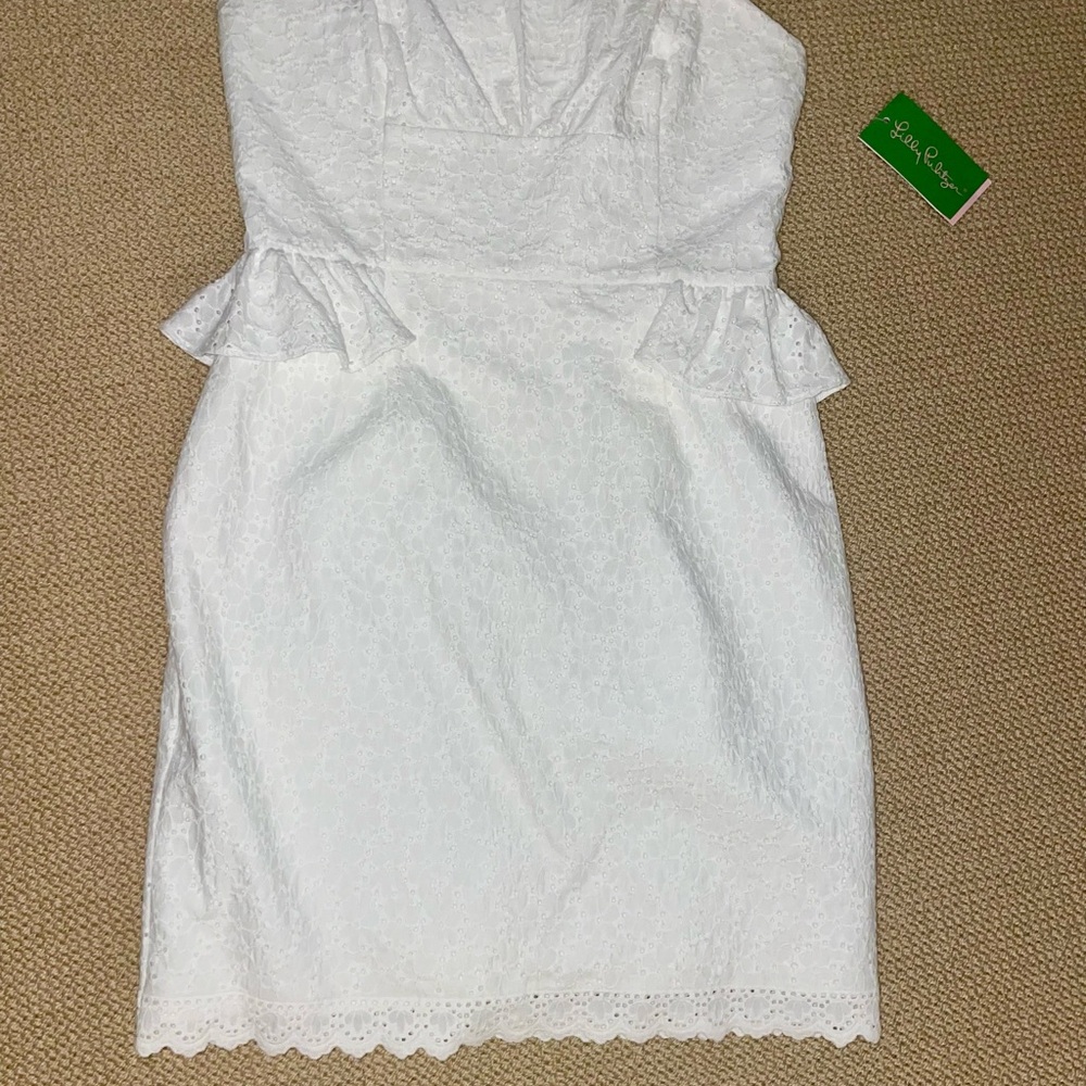 Lilly Pulitzer White Lace Dress
